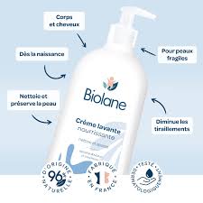BIOLANE CREME LAVANTE NOURRI  750ML EXP