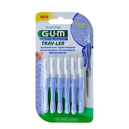 GUM BROSSE INTERDENTAIRE TRAVLER 1312 0,6 X4