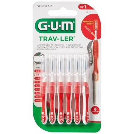 GUM BROSSE INTERDENTAIR TRAVLER 1314 0,8 X4