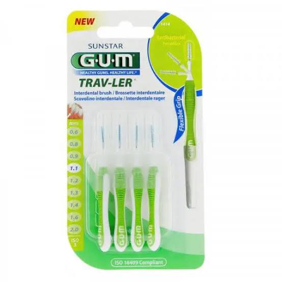 GUM BROSSE INTERDENTAIRE TRAVLER 1414 1,1 X4
