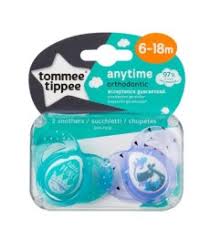 TOMME T Lot de 2 Sucettes CTN Fun 6-18m mixte